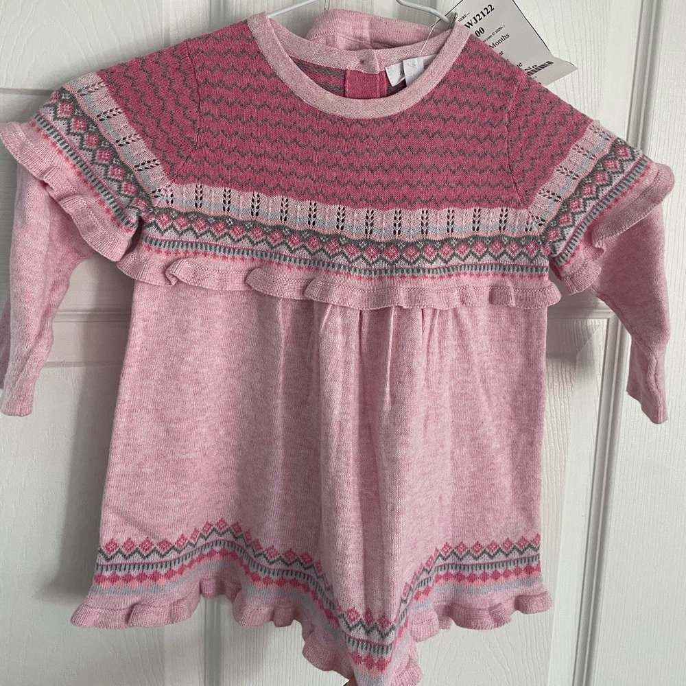Angel Dear sweater dress and pants